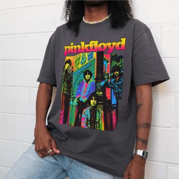 Pink Floyd Shirt - Psychedelic Colors Members