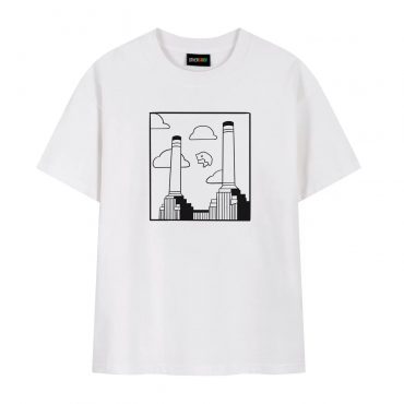 Pink Floyd Shirt - Flying Pig Over Battersea Power Station Minimalism