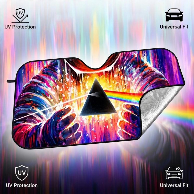 Pink Floyd Auto Sun Shade - Astronaut First Encounter with DSOTM
