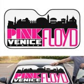 Pink Floyd Auto Sun Shade - Venice Italia 1965 Vintage