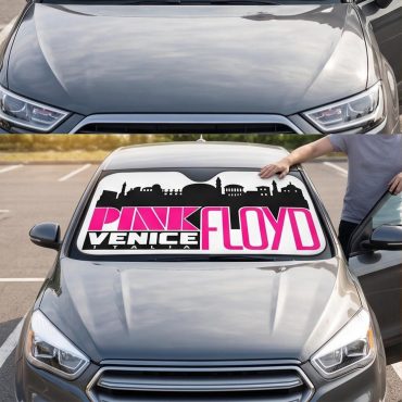 Pink Floyd Auto Sun Shade - Venice Italia 1965 Vintage