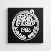 Pink Floyd Canvas - 1968 World Tour Rock Circle