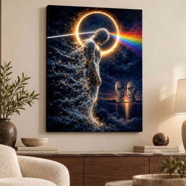 Pink Floyd Canvas - Dissolve Dark Side Of The Moon Division Bell