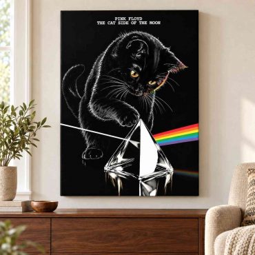 Pink Floyd Canvas - The Cat Side Of The Moon