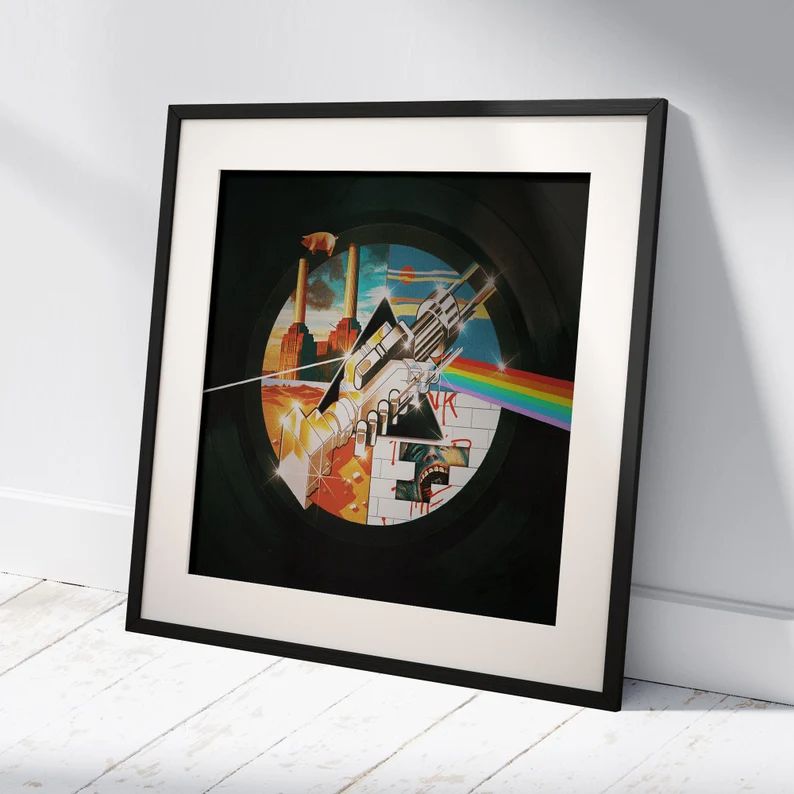 Pink Floyd Canvas - Wish You Were Here x Animals x The Wall x DSOTM Pink Floyd Canvas - Wish You Were Here x Animals x The Wall x DSOTM
