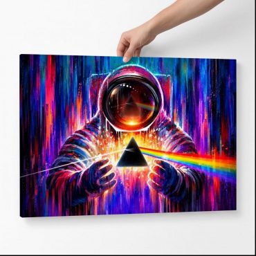 Pink Floyd Canvas - Astronaut First Encounter with DSOTM Pink Floyd Canvas - Astronaut First Encounter with DSOTM