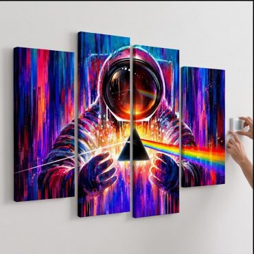 Pink Floyd Canvas - Astronaut First Encounter with DSOTM