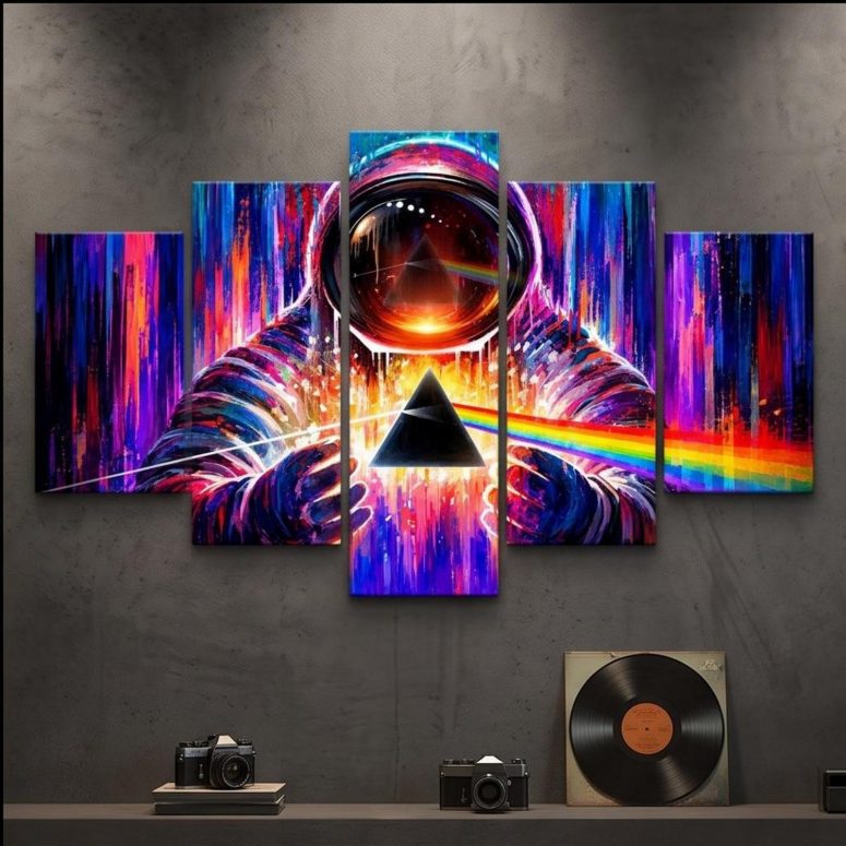 Pink Floyd Canvas - Astronaut First Encounter with DSOTM