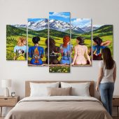 Pink Floyd Canvas - Back Art in the Valley Pink Floyd Canvas - Back Art in the Valley
