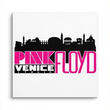 Pink Floyd Canvas - Venice Italia 1965 Vintage Pink Floyd Canvas - Venice Italia 1965 Vintage