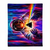Pink Floyd Fleece Blanket - Astronaut First Encounter with DSOTM