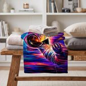 Pink Floyd Fleece Blanket - Astronaut First Encounter with DSOTM