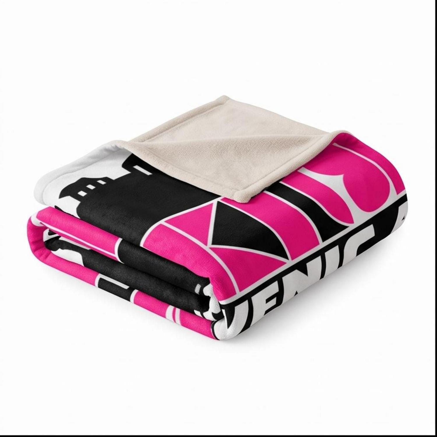 Pink Floyd Fleece Blanket - Venice Italia 1965 Vintage Pink Floyd Fleece Blanket - Venice Italia 1965 Vintage