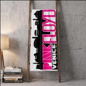 Pink Floyd Fleece Blanket - Venice Italia 1965 Vintage Pink Floyd Fleece Blanket - Venice Italia 1965 Vintage