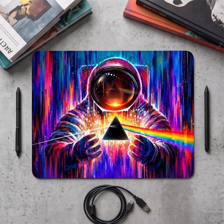 Pink Floyd Mousepad - Astronaut First Encounter with DSOTM Pink Floyd Mousepad - Astronaut First Encounter with DSOTM