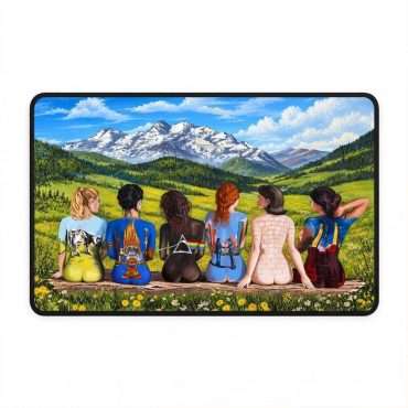 Pink Floyd Mousepad - Back Art in the Valley