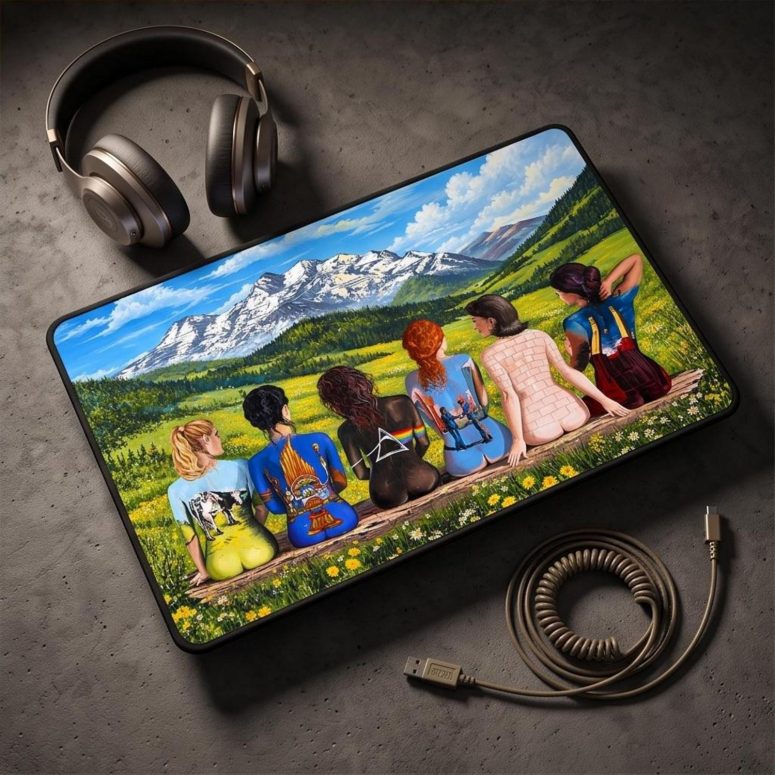 Pink Floyd Mousepad - Back Art in the Valley Pink Floyd Mousepad - Back Art in the Valley