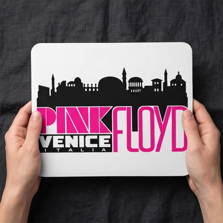 Pink Floyd Mousepad - Venice Italia 1965 Vintage