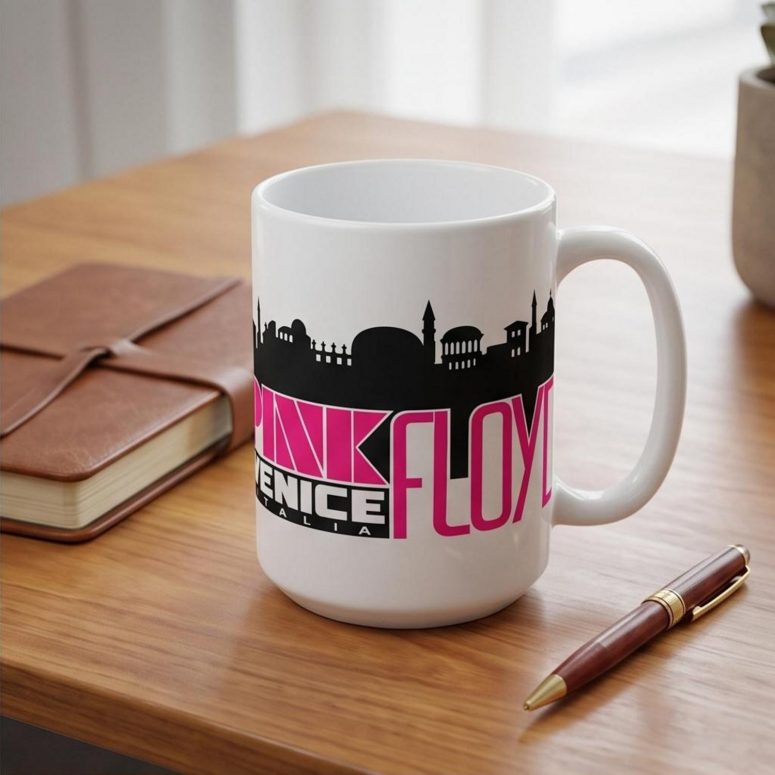 Pink Floyd Mug - Venice Italia 1965 Vintage