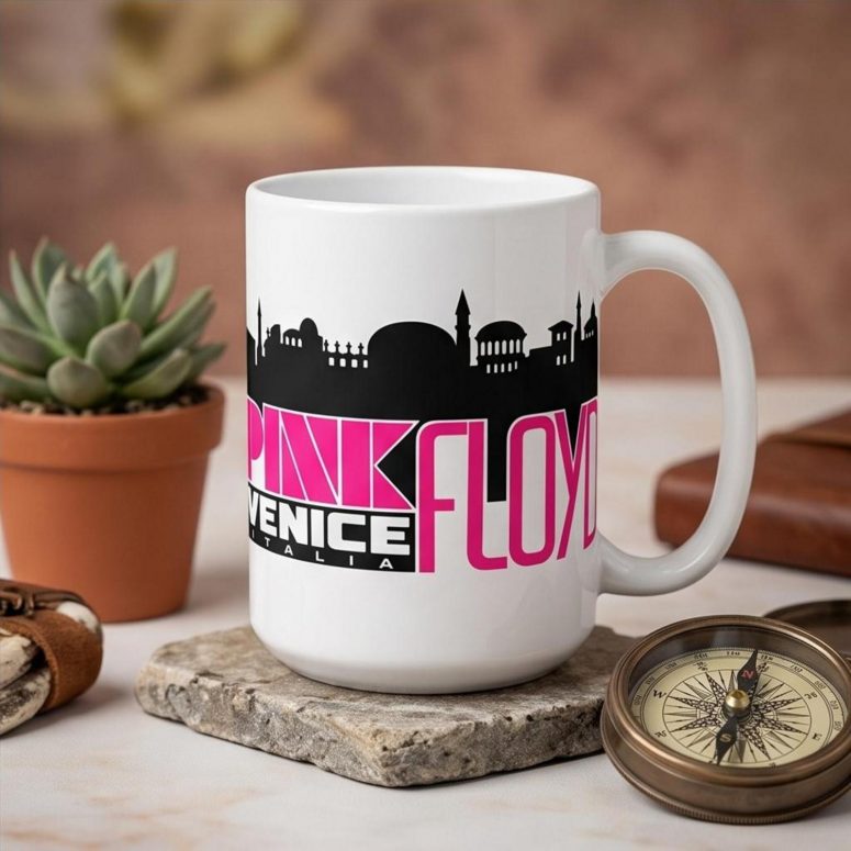 Pink Floyd Mug - Venice Italia 1965 Vintage