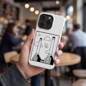 Pink Floyd Phone Case - Flying Pig Over Battersea Power Station Minimalism