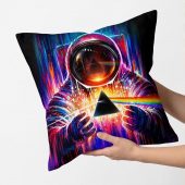 Pink Floyd Pillow Cover - Astronaut First Encounter with DSOTM Pink Floyd Pillow Cover - Astronaut First Encounter with DSOTM