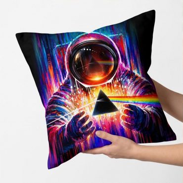 Pink Floyd Pillow Cover - Astronaut First Encounter with DSOTM