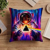 Pink Floyd Pillow Cover - Astronaut First Encounter with DSOTM Pink Floyd Pillow Cover - Astronaut First Encounter with DSOTM