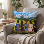 Pink Floyd Pillow Cover - Back Art in the Valley Pink Floyd Pillow Cover - Back Art in the Valley