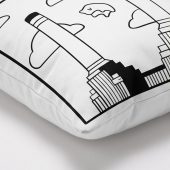 Pink Floyd Pillow Cover - Flying Pig Over Battersea Power Station Minimalism