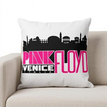 Pink Floyd Pillow Cover - Venice Italia 1965 Vintage
