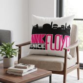 Pink Floyd Pillow Cover - Venice Italia 1965 Vintage