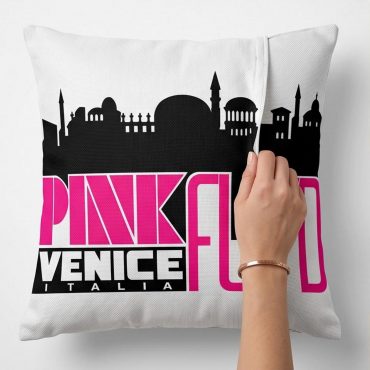 Pink Floyd Pillow Cover - Venice Italia 1965 Vintage