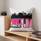 Pink Floyd Pillow Cover - Venice Italia 1965 Vintage