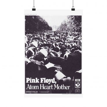 Pink Floyd Poster - Atom Heart Mother Wire Cow 1970