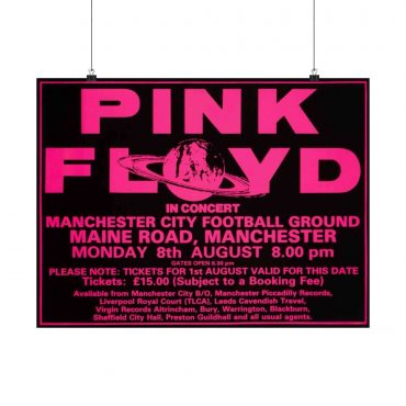 Pink Floyd Poster - Manchester City Concert Momentary Lapse 1988