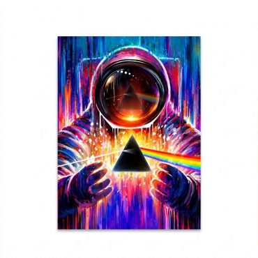 Pink Floyd Poster - Astronaut First Encounter with DSOTM