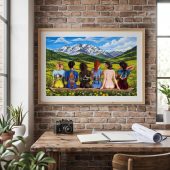 Pink Floyd Poster - Back Art in the Valley Pink Floyd Poster - Back Art in the Valley