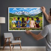 Pink Floyd Poster - Back Art in the Valley Pink Floyd Poster - Back Art in the Valley