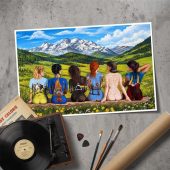 Pink Floyd Poster - Back Art in the Valley Pink Floyd Poster - Back Art in the Valley
