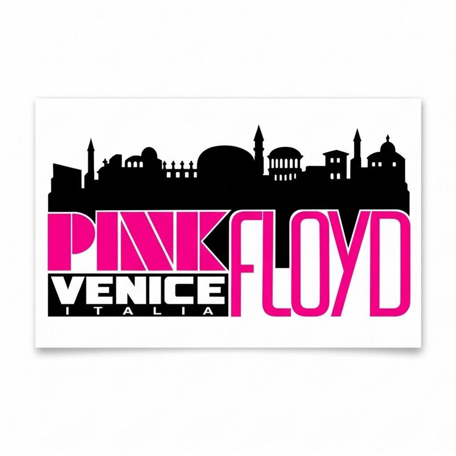 Pink Floyd Poster - Venice Italia 1965 Vintage Pink Floyd Poster - Venice Italia 1965 Vintage