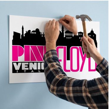 Pink Floyd Poster - Venice Italia 1965 Vintage
