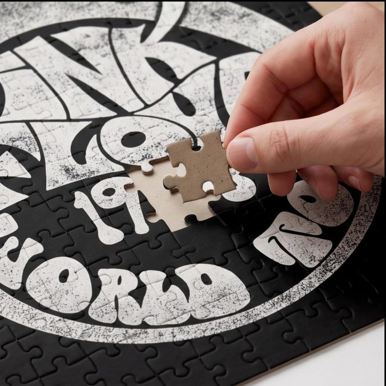 Pink Floyd Puzzle - 1968 World Tour Rock Circle
