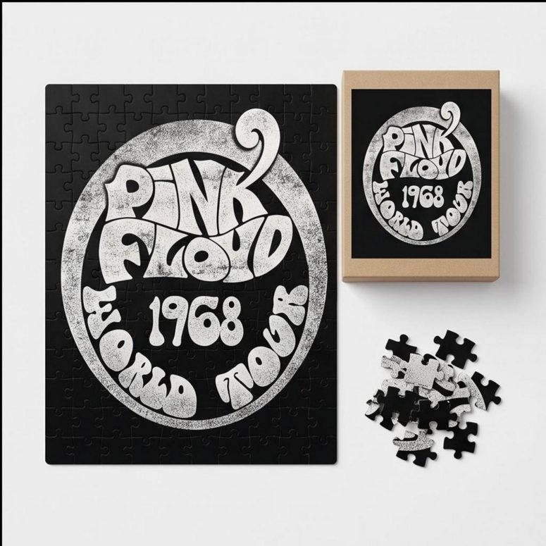 Pink Floyd Puzzle - 1968 World Tour Rock Circle
