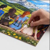 Pink Floyd Puzzle - Back Art in the Valley