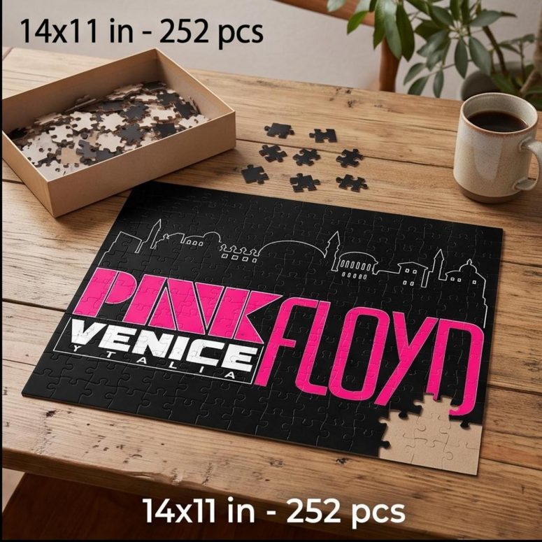 Pink Floyd Puzzle - Venice Italia 1965 Vintage Pink Floyd Puzzle - Venice Italia 1965 Vintage
