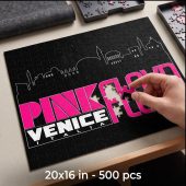 Pink Floyd Puzzle - Venice Italia 1965 Vintage Pink Floyd Puzzle - Venice Italia 1965 Vintage