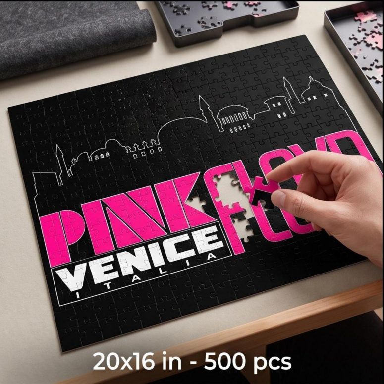 Pink Floyd Puzzle - Venice Italia 1965 Vintage Pink Floyd Puzzle - Venice Italia 1965 Vintage