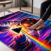 Pink Floyd Rug - Astronaut First Encounter with DSOTM