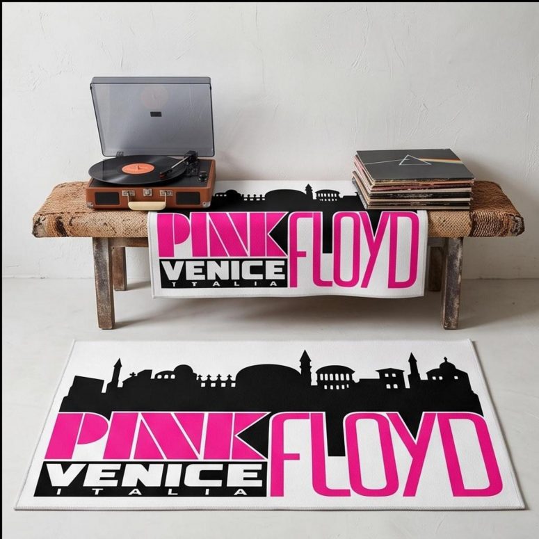 Pink Floyd Rug - Venice Italia 1965 Vintage